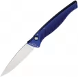 Piranha Knives Auto DNA Button Lock Blue - PKCP16B