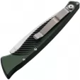 Piranha Knives Auto DNA Button Lock Green PKCP16G