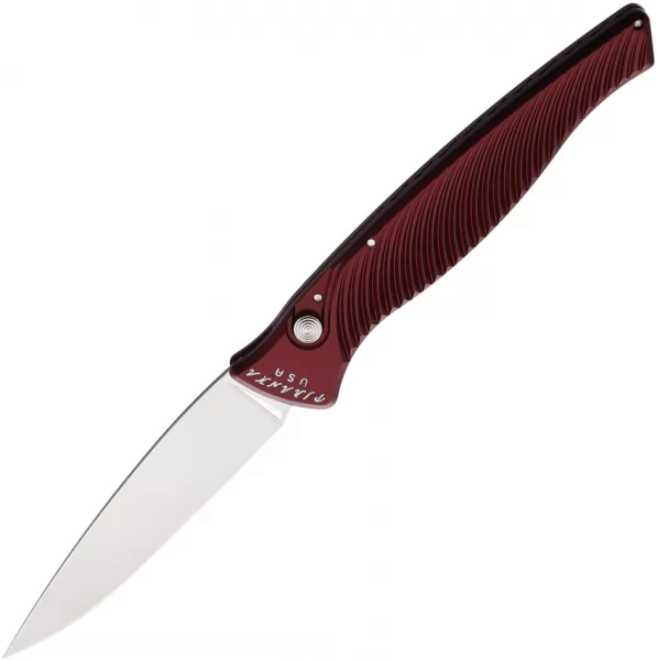 Piranha Knives Auto DNA Button Lock Red PKCP16R