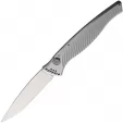 Piranha Knives Auto DNA Button Lock Silver - PKCP16S