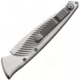 Piranha Knives Auto DNA Button Lock Silver PKCP16S