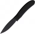 Piranha Knives Auto Toxin Button Lock Black - PKCP18BKT