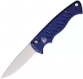 Piranha Knives Auto Pocket Blue Mirror - PKCP1B