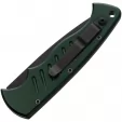 Piranha Knives Auto Pocket Button Lock Grn PKCP1GT