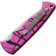 Piranha Knives Auto Pocket Button Lock Pink PKCP1PK