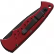 Piranha Knives Auto Pocket Button Lock Red PKCP1RT