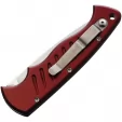 Piranha Knives Auto Pocket Button Lock Red PKCP1R