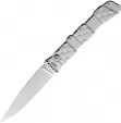 Piranha Knives Auto 21 Button Lock Silver - PKCP21S