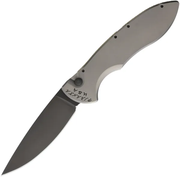 Piranha Knives Auto Fusion Buttonlock Blk Gry PKCP27TT