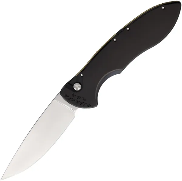 Piranha Knives Auto Fusion Buttonlock Blk Sat PKCP28BK
