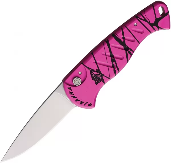 Piranha Knives Auto Fingerling Button Lock PKCP2PK