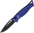 Piranha Knives Auto Amazon Button Lock Blu - PKCP3BT