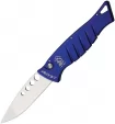 Piranha Knives Auto Amazon Button Lock Blu - PKCP3B