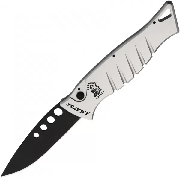 Piranha Knives Auto Amazon Button Lock Slv PKCP3ST