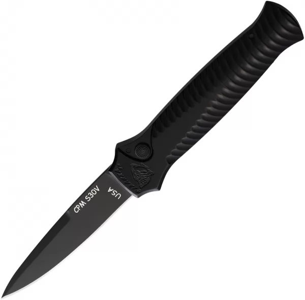 Piranha Knives Auto Miniguard Button Lock PKCP7BKT