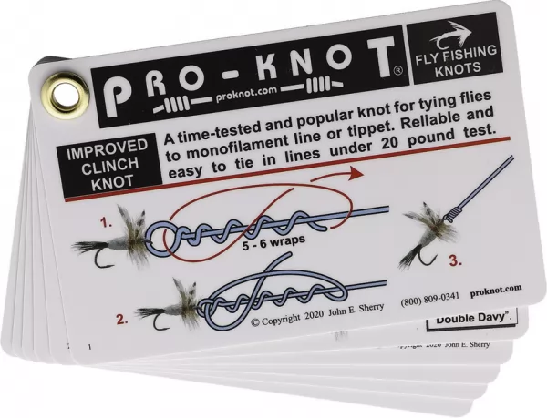 Pro-Knot Fly Fishing Knot Tying Cards PKFF202