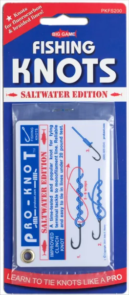 Pro-Knot Saltwater Fishing Knot Cards PKFS200
