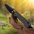 Patriot Tactical Shadowhawk Linerlock Black PTCSHBK