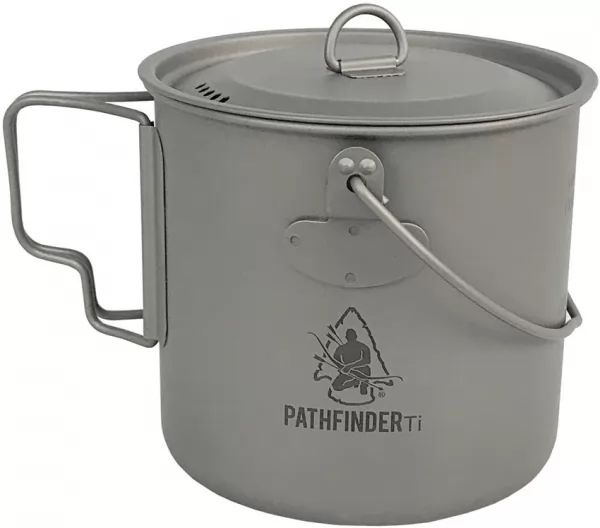 Pathfinder Titanium Bush Pot 1100ml PTH201