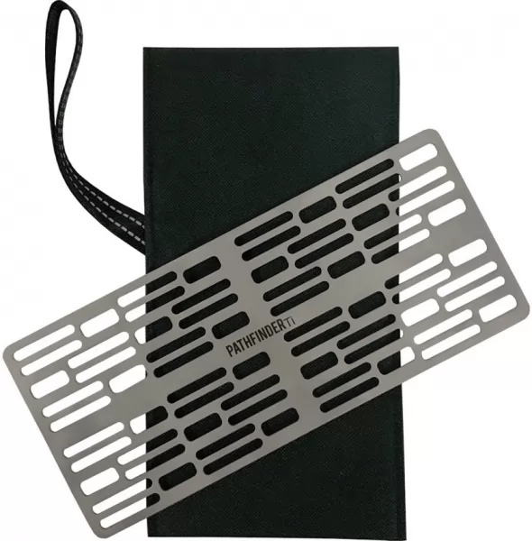 Pathfinder Titanium Grill w-Carry Pouch PTH203