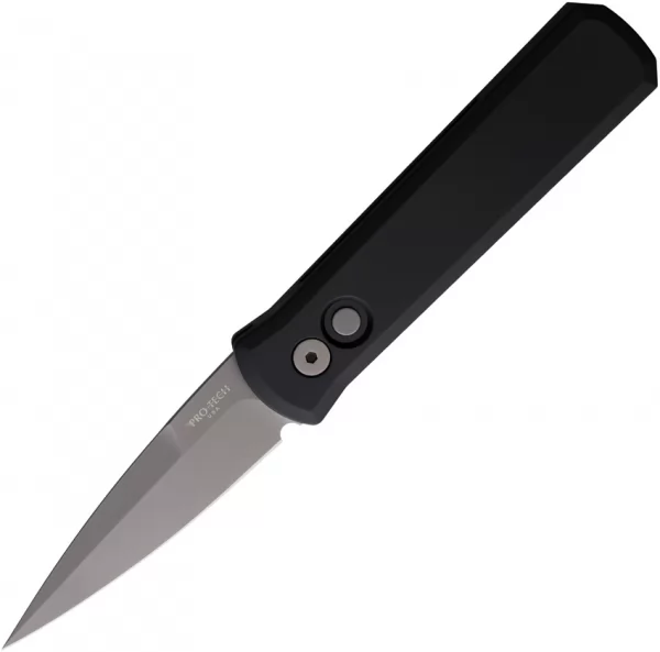 Pro Tech Auto Godson Black Handle Bead knives PTK720