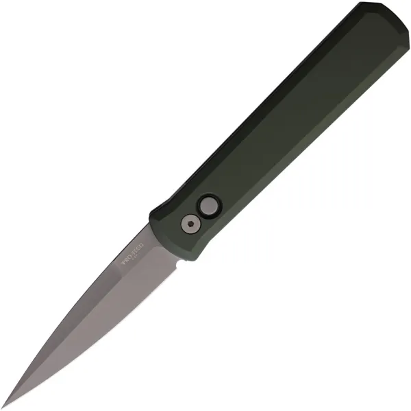 Pro Tech Auto Godfather Button Lock knives PTK920GREEN