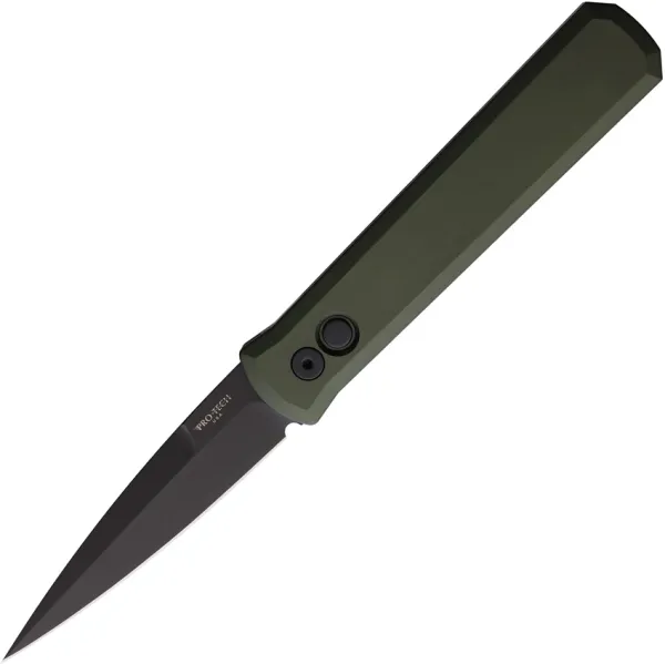 Pro Tech Auto Godfather Button Lock Grn knives PTK921GREEN