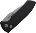 Pro Tech Auto SBR Button Lock Black Lft knives PTKLG401LH