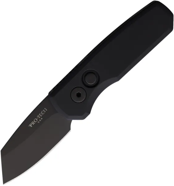 Pro Tech Auto Runt 5 Button Lock Black knives PTKR5203