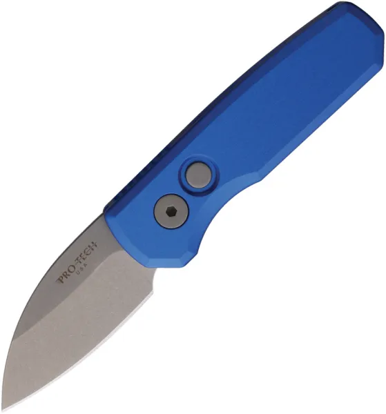 Pro Tech Auto Runt 5 Button Lock Blue knives PTKR5301