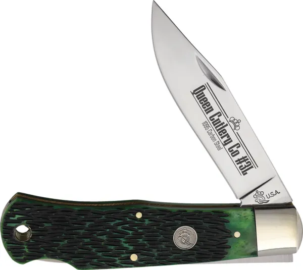 Queen Lockback Green Bone QGPSB106