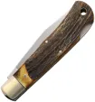 Queen Lockback Burnt Stag Horn QGSH106
