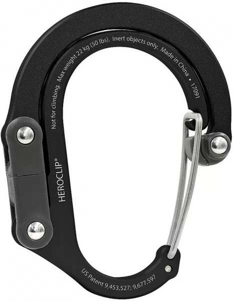Heroclip Heroclip Small Stealth Black QLIP12010