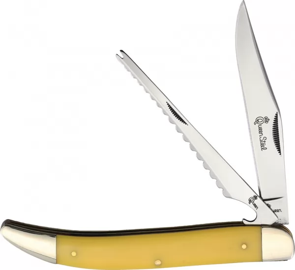 Queen Fish Knife Yellow Handle QN46Y