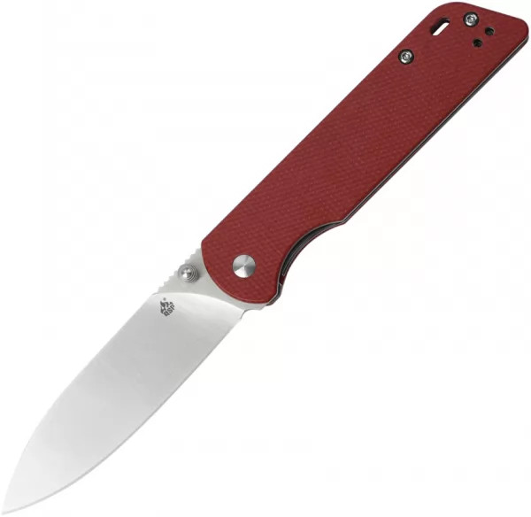 QSP Knife Parrot Linerlock Red Micarta QS102E