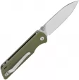 QSP Knife Parrot Linerlock Light Grn V2 QS102G2