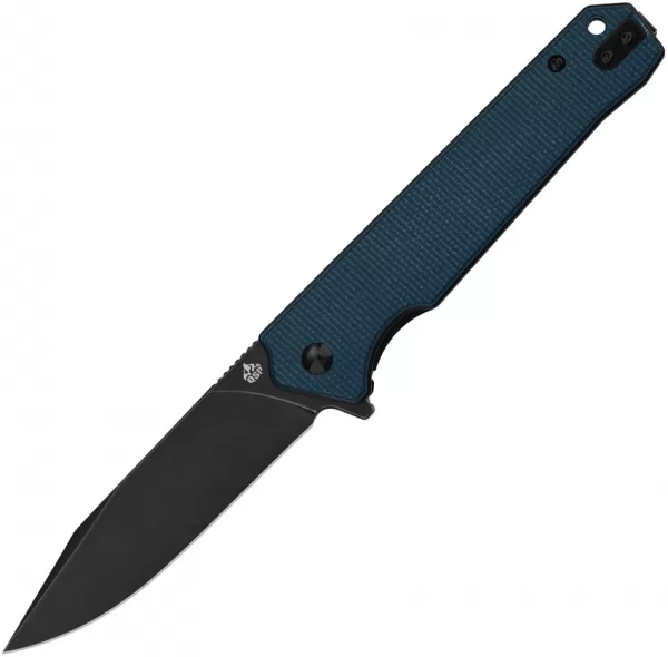 QSP Knife Mamba Linerlock Micarta Blue QS111H2