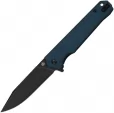 QSP Knife Mamba Linerlock Micarta Blue - QS111H2