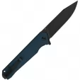 QSP Knife Mamba Linerlock Micarta Blue QS111H2