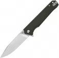 QSP Knife Mamba Linerlock Micarta Green - QS111I1