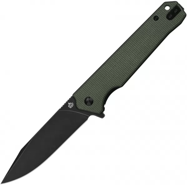 QSP Knife Mamba Linerlock Micarta Green QS111I2