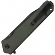 QSP Knife Mamba Linerlock Micarta Green QS111I2