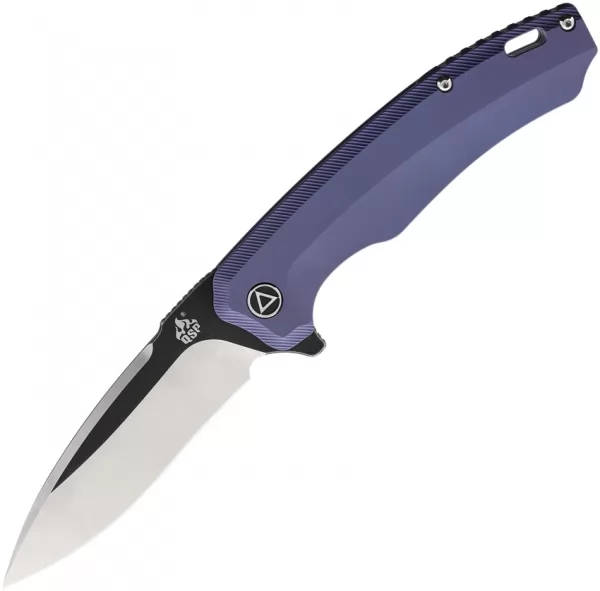 QSP Knife Woodpecker Framelock Purple QS116C