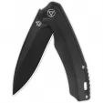 QSP Knife Woodpecker Framelock Black QS116D2II