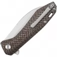 QSP Knife Pelican Linerlock Brown QS118A1