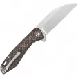 QSP Knife Pelican Linerlock Brown QS118A1