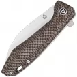 QSP Knife Pelican Linerlock Brown QS118A1