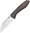 QSP Knife Pelican Linerlock Brown Satin - QS118A2