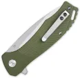 QSP Knife Raven Linerlock Green G10 QS122B1