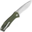 QSP Knife Raven Linerlock Green G10 QS122B1